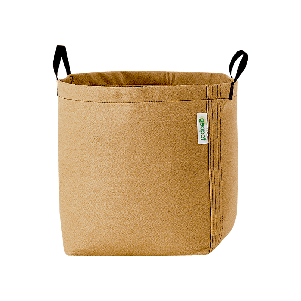 GeoPot Fabric Grow Bags With Handles - Tan