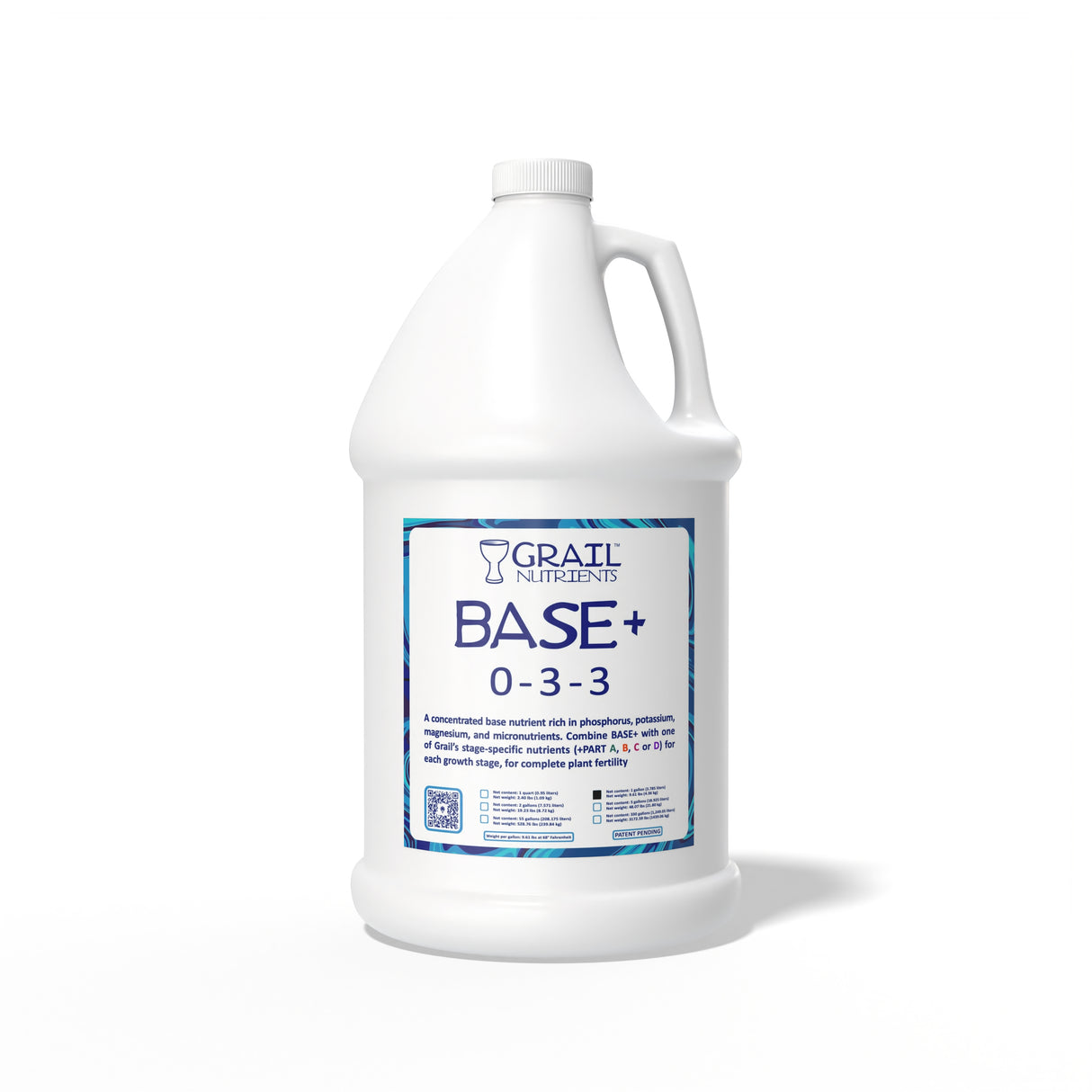 Grail Nutrients Base+ (0-3-3) Plant Fertilizer