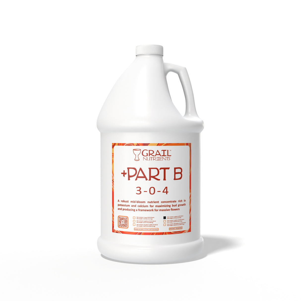 Grail Nutrients +Part B (3-0-4) Plant Fertilizer