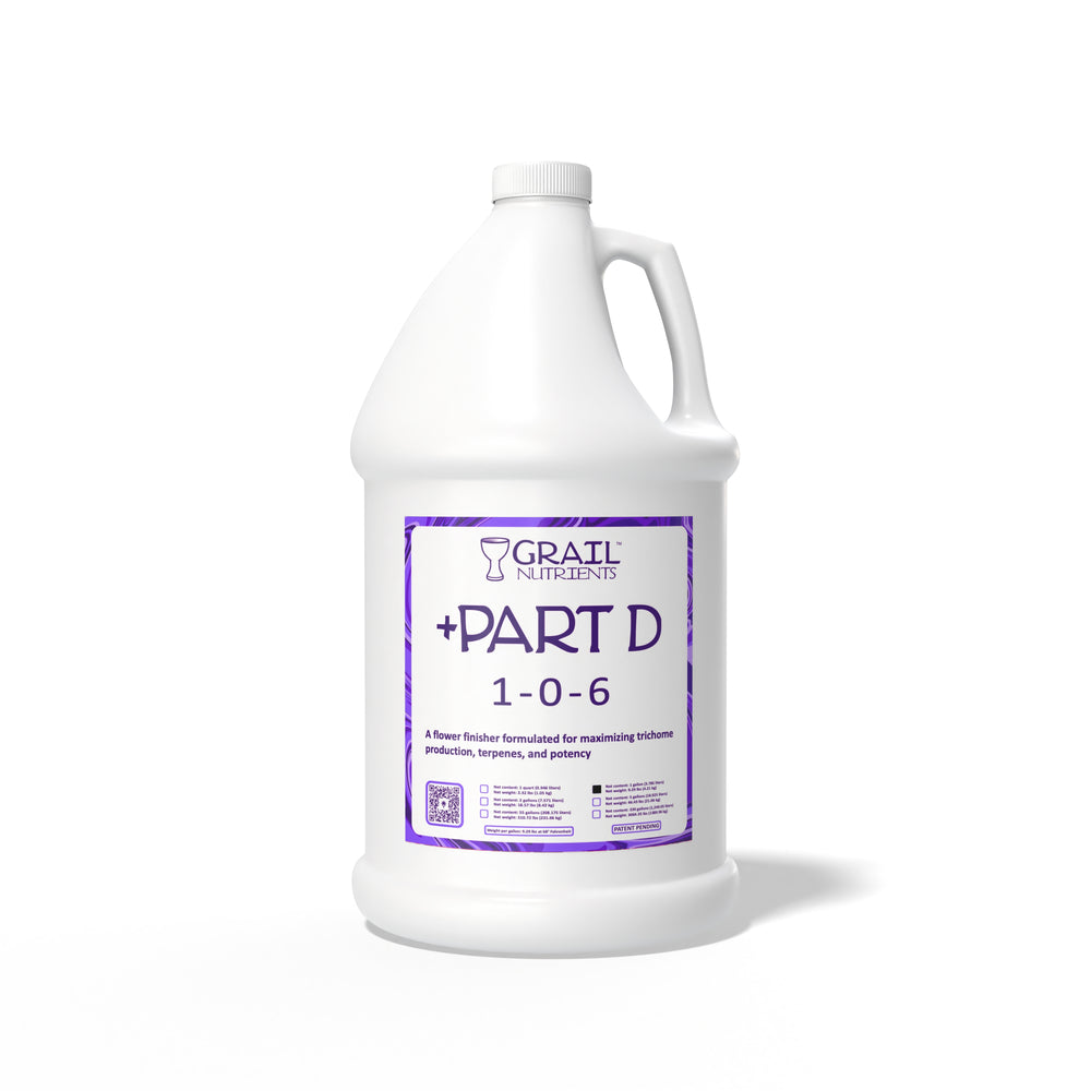 Grail Nutrients +Part D (1-0-6) Plant Fertilizer