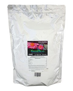 White powder in a bag with a label on a white background