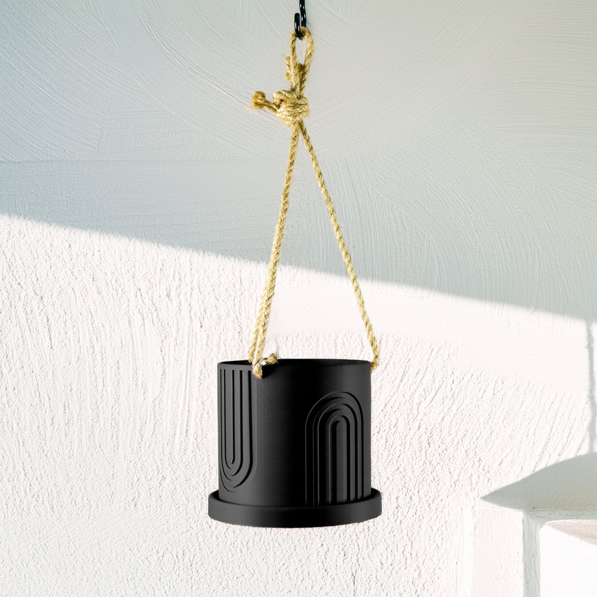 Modern 3D Printed Hanging Planter