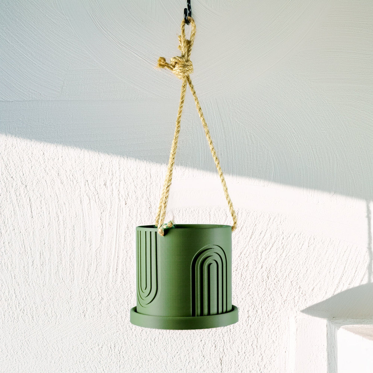 Modern 3D Printed Hanging Planter