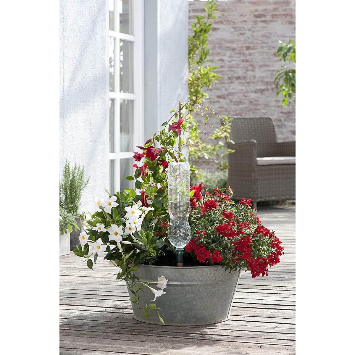 Blumat Bottle Adapter XL Plant Watering Stakes for Large Plants – 4 Pack