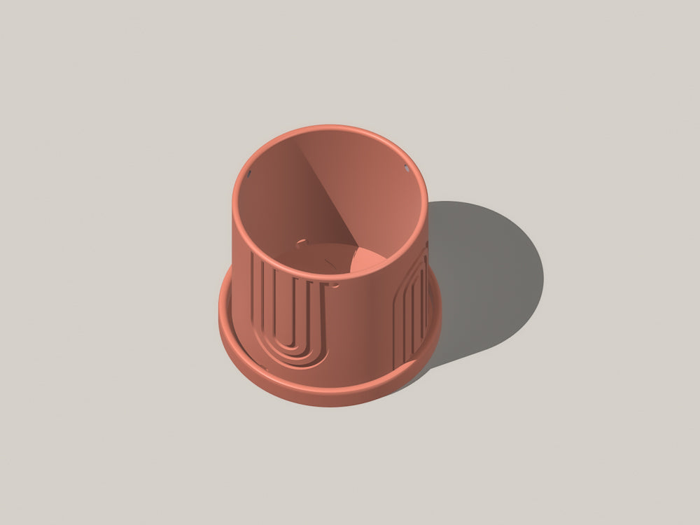 Modern 3D Printed Hanging Planter