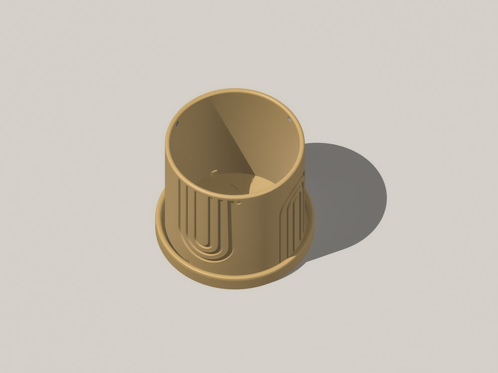 Modern 3D Printed Hanging Planter