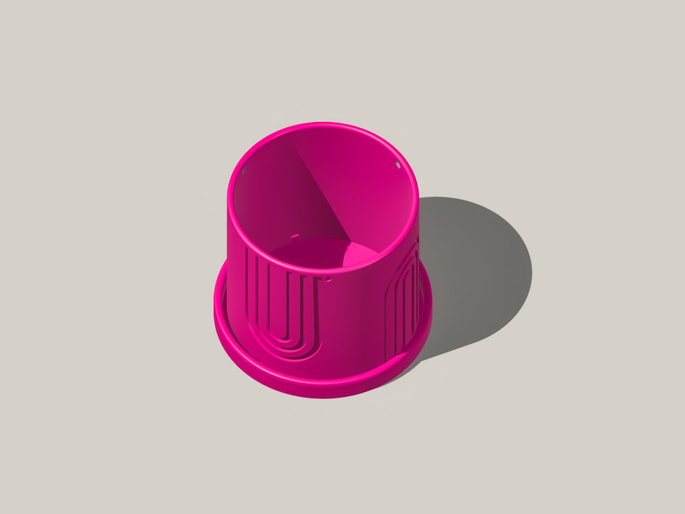 Modern 3D Printed Hanging Planter