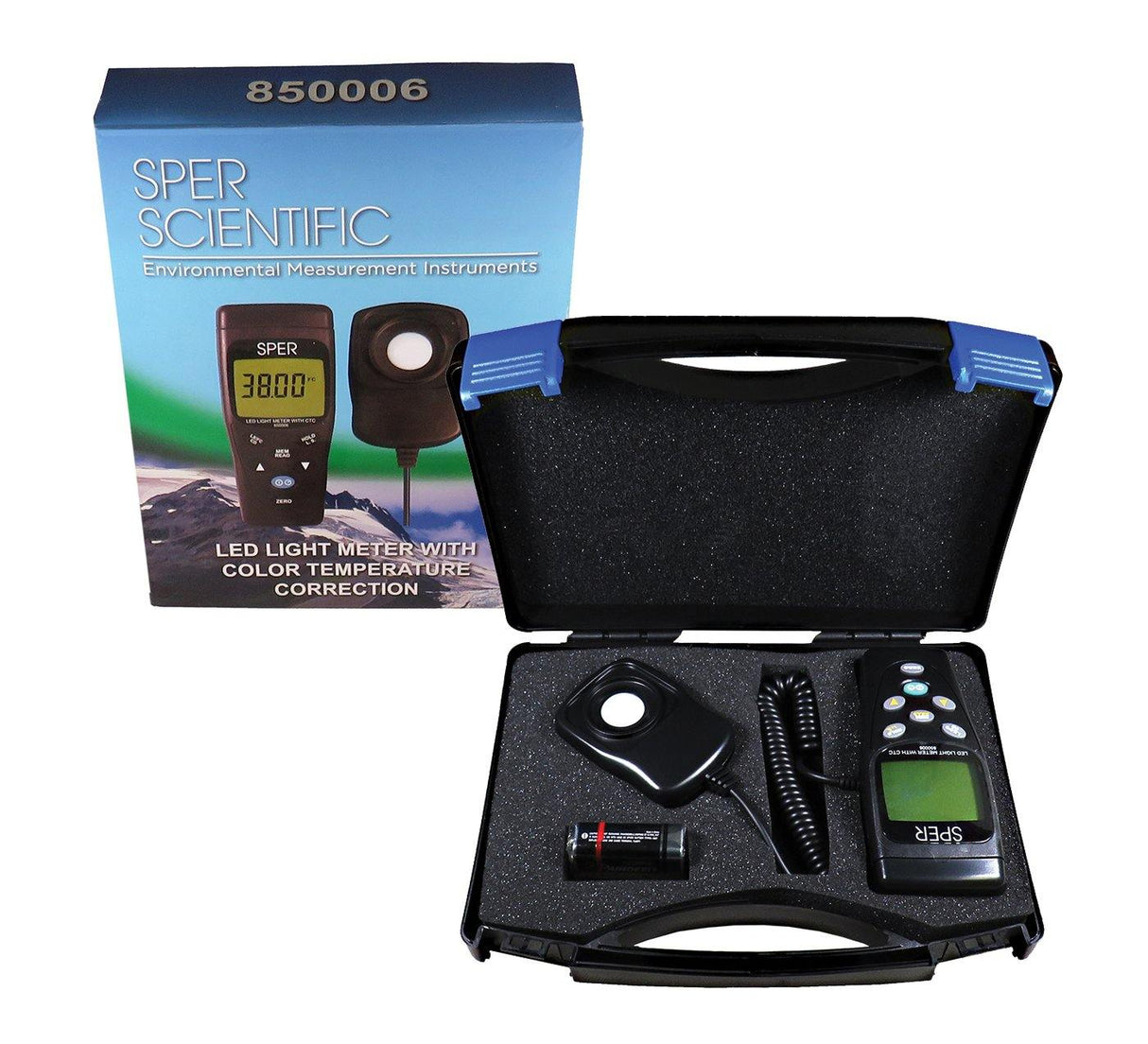 Sper Scientific Direct LED Light Meter with Color Temperature Compensation