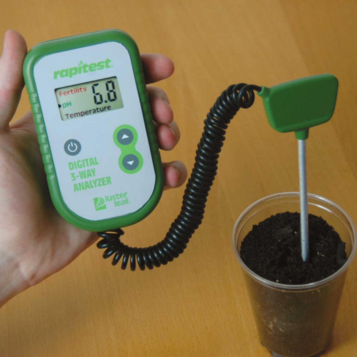 Luster Leaf Rapitest 3-Way Digital Soil Analyzer