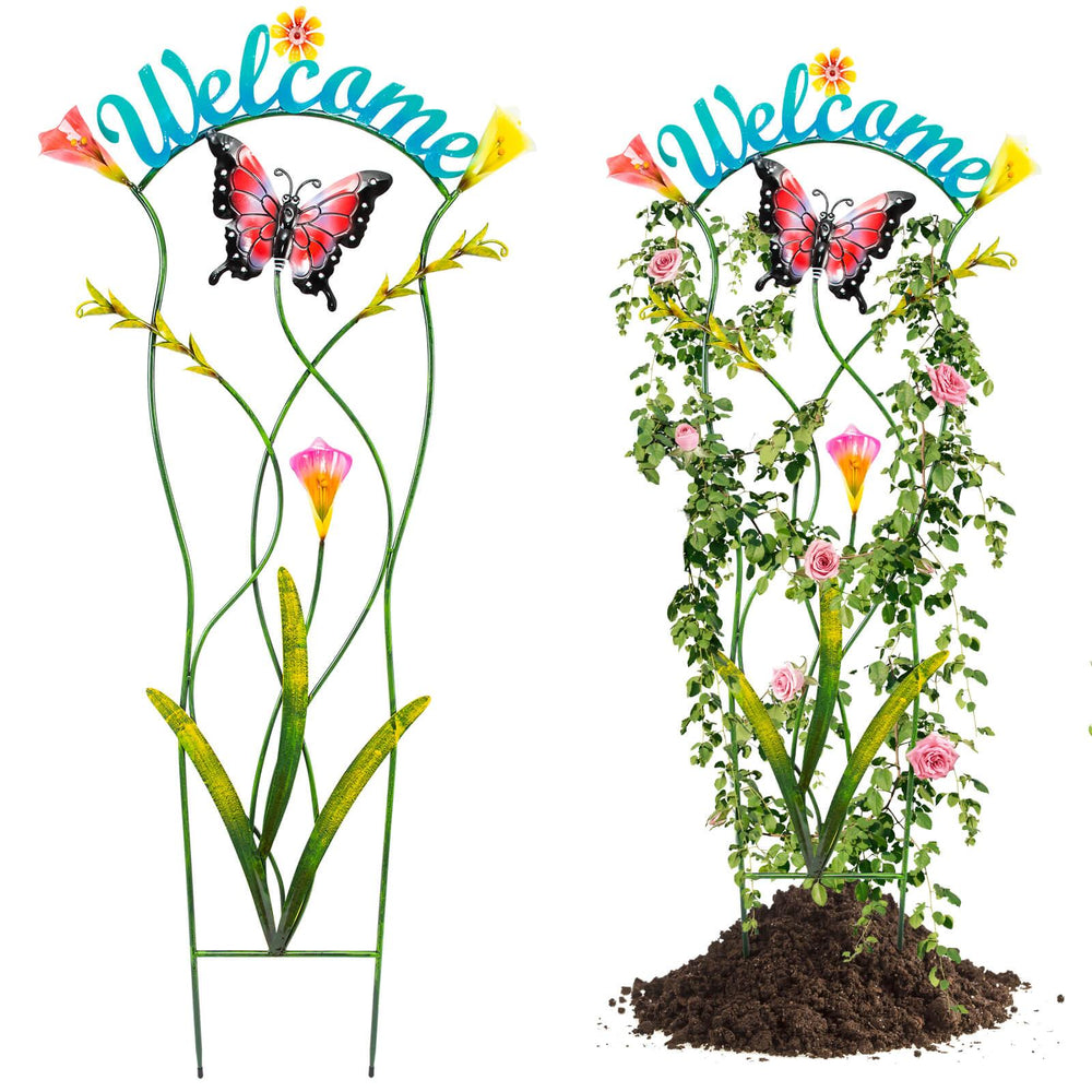 Olle Decorative Trellis – Durable Rustproof Plant Support for Climbing Plants