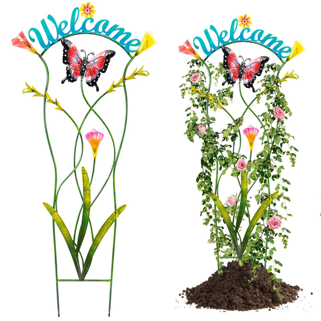 Olle Decorative Trellis – Durable Rustproof Plant Support for Climbing Plants