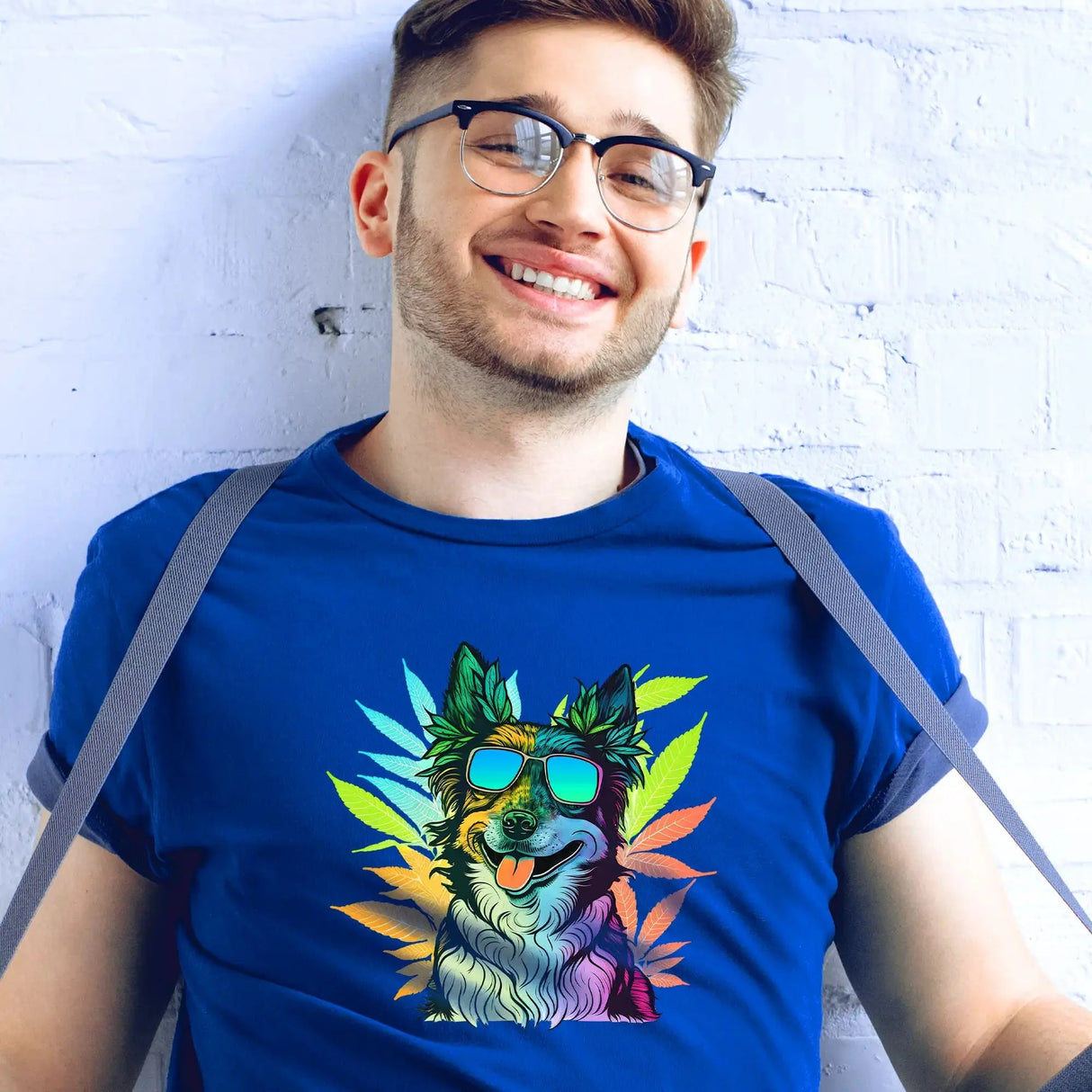 Cannabis Border Collie T-Shirt