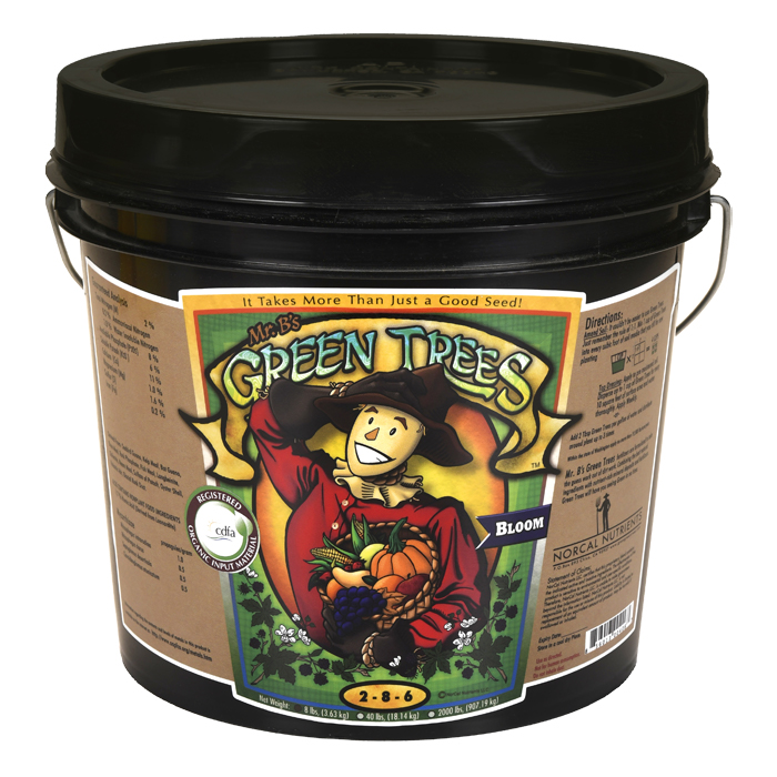 Mr. B's Green Trees Organic Bloom 2-8-6 Fertilizer – CDFA Certified, 100% Organic