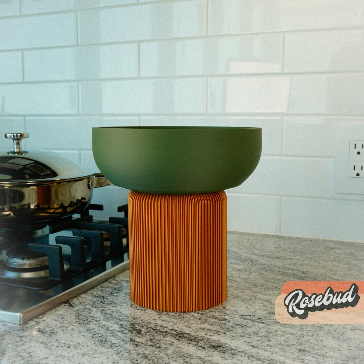 Modern Pedestal Plant Pot – Two-Piece Design