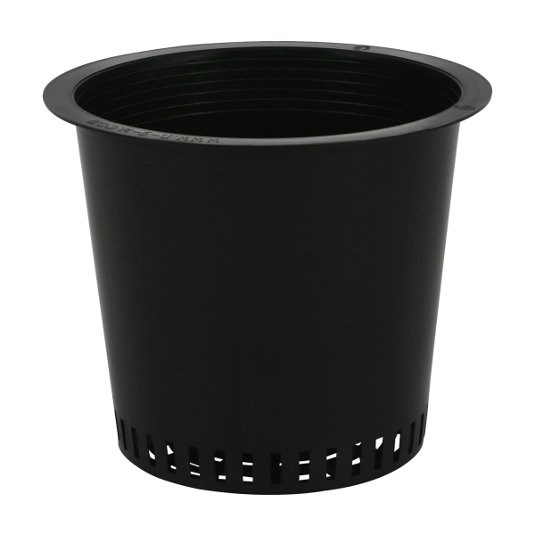 Premium Round Mesh Bottom Black Pot