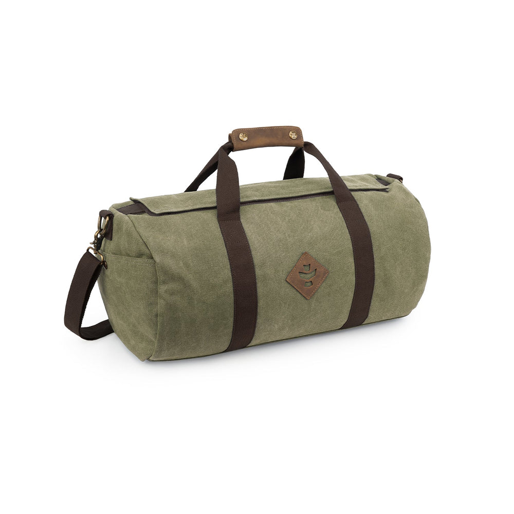 Revelry Supply The Overnighter – Smell Proof Small Duffle Bag (Water Resistant & Lockable)