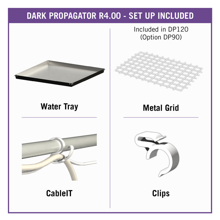 Secret Jardin Dark Room Propagator DP120 v4.0, 4' x 2' x 6 2/3'