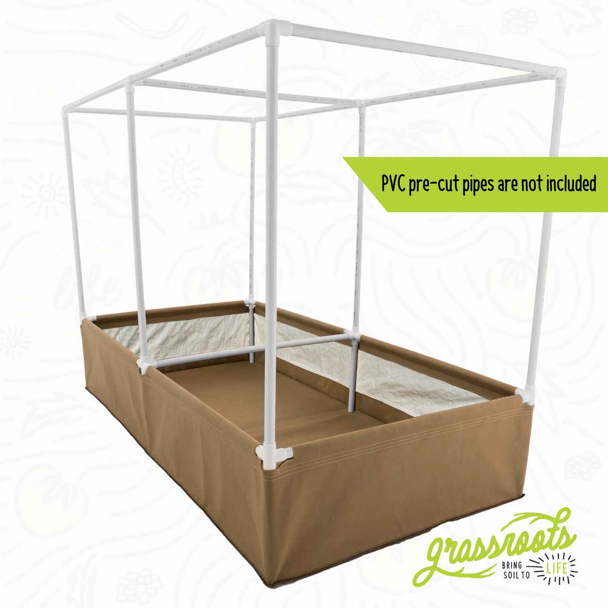 Grassroots Living Soil Fabric Bed