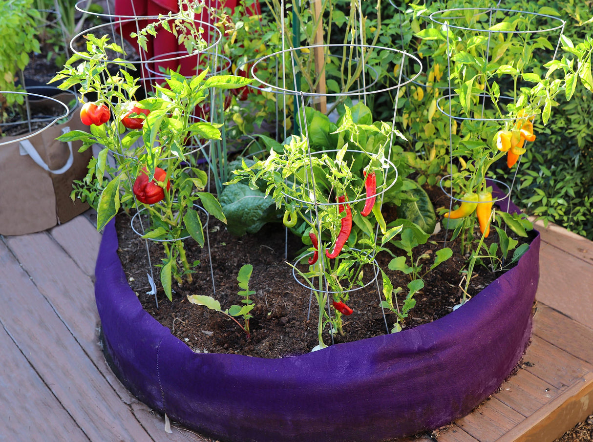 Smart Pot Round Raised Bed – Breathable Fabric Garden Planter