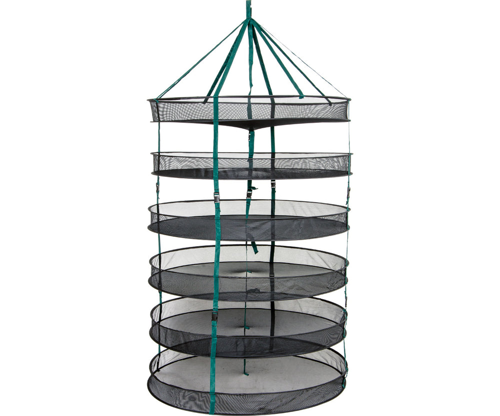 STACK!T Drying Rack w/Clips, 3 ft, 6 Tier With Center Support Strap
