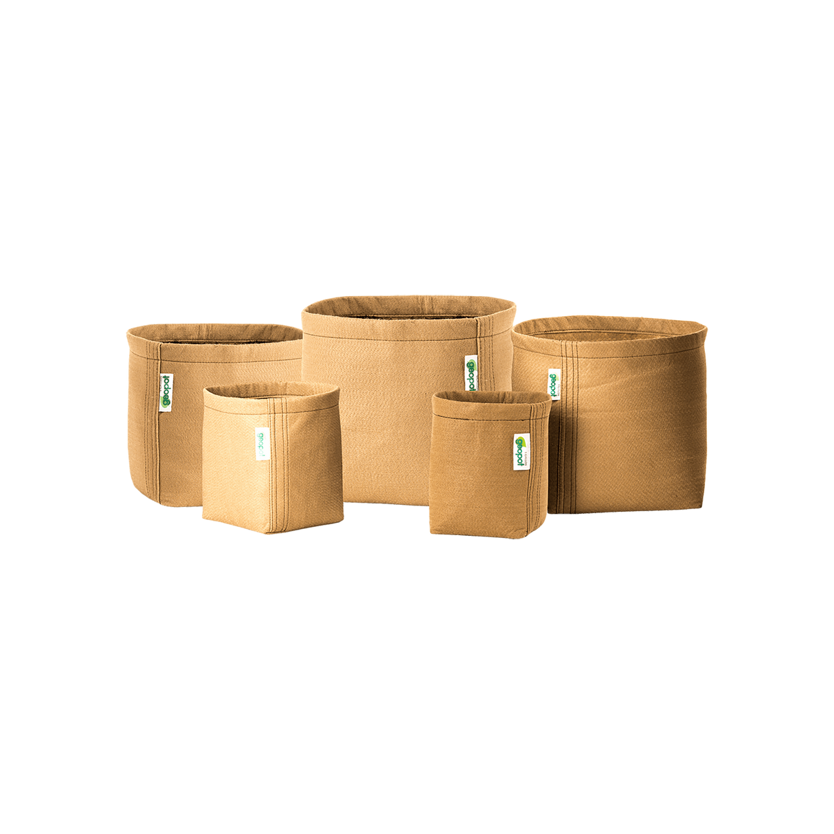 GeoPot Fabric Grow Bags - Tan