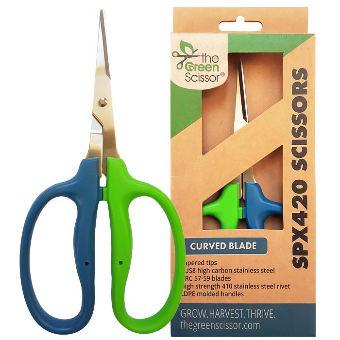 The Green Scissor SPX420C Scissors - Curved Blade