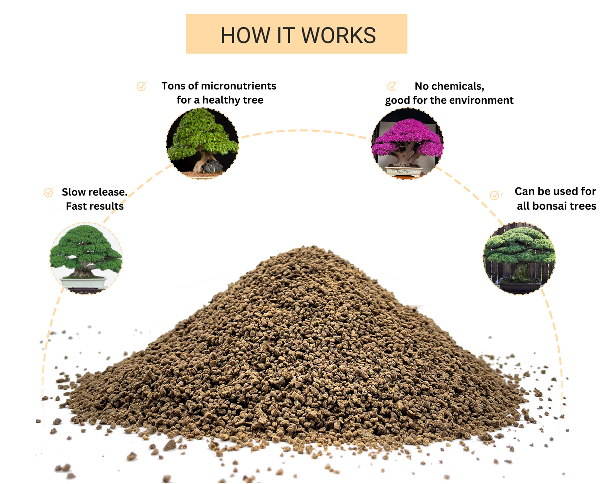 Bonsai Supply Organic Bonsai Fertilizer