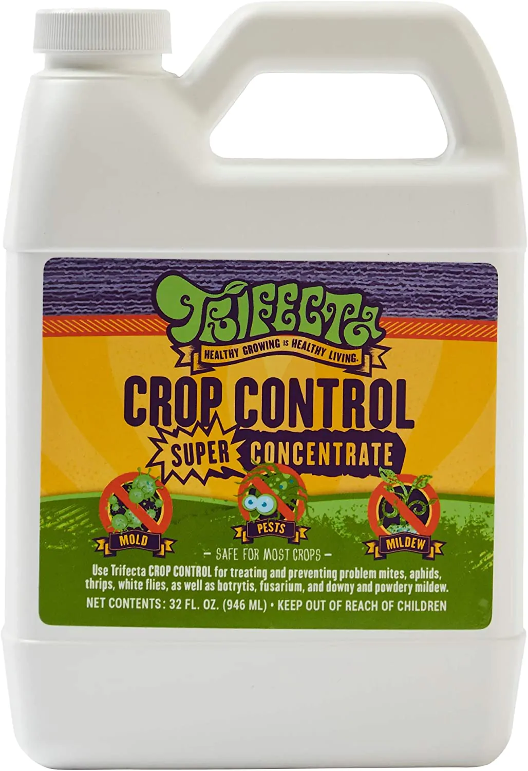 Trifecta Crop Control Super Concentrate Natural Pesticide, Fungicide, Miticide