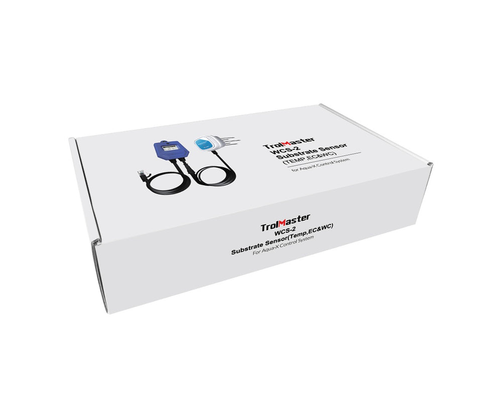 TrolMaster WCS-2 Soil Moisture,Temp & EC 3-in-1 Sensor with Cable Set