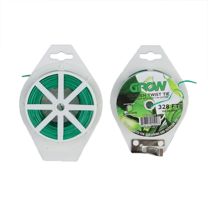 Twist Tie Dispenser With Cutter