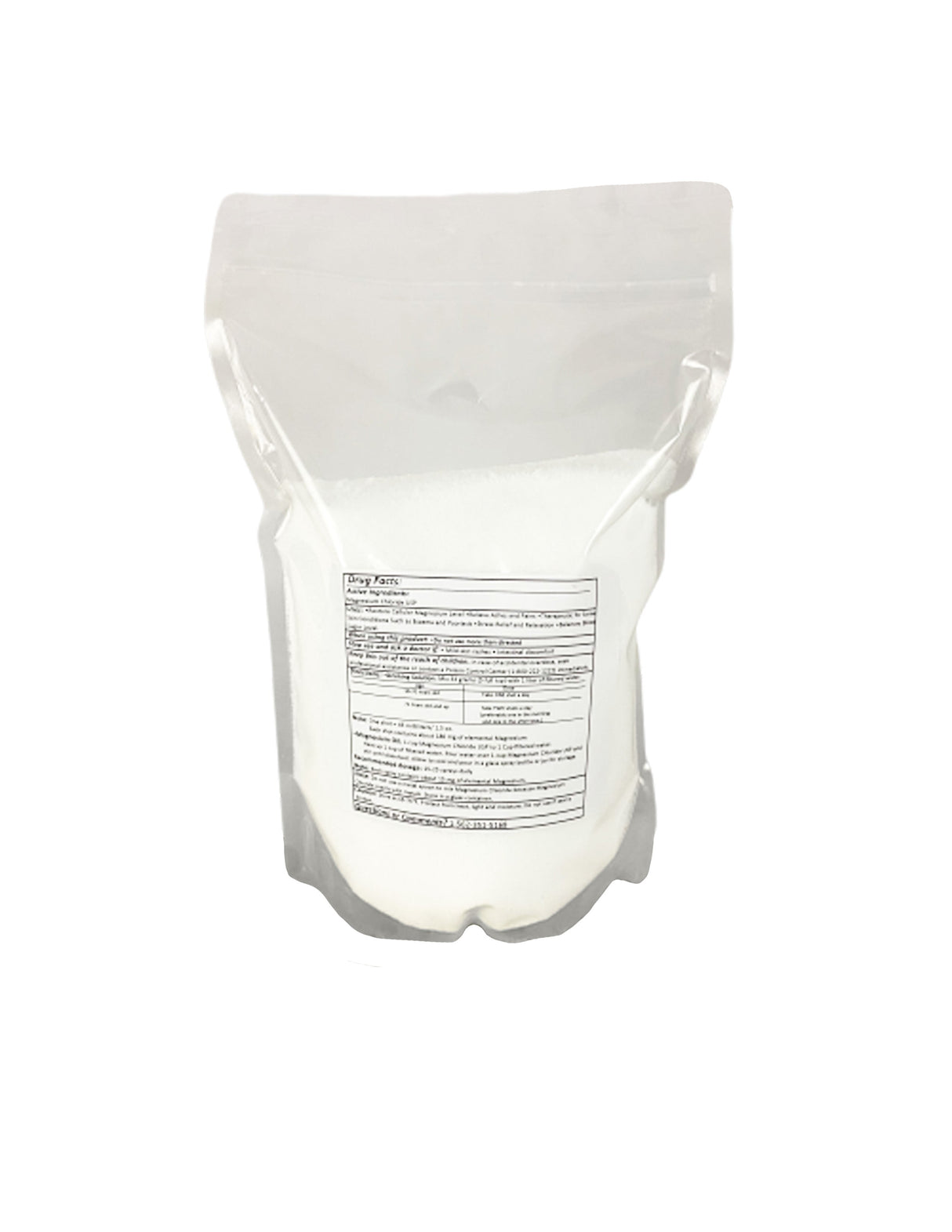 Magnesium Chloride USP 99.9% – Dead Sea MgCl₂·6H₂O Food Grade