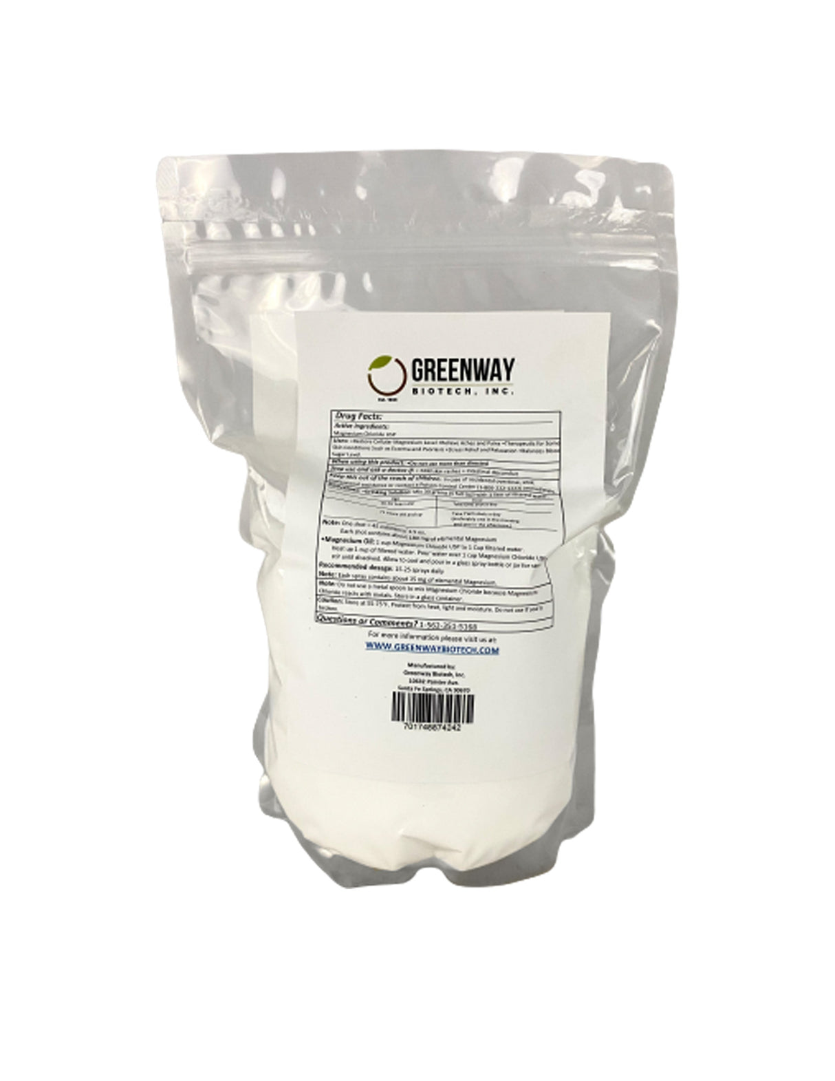 Magnesium Chloride USP 99.9% – Dead Sea MgCl₂·6H₂O Food Grade