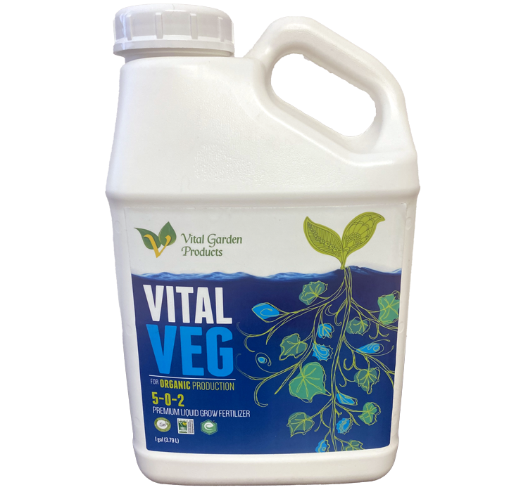 Vital Veg 5-0-2 Plant-Based Liquid Grow Fertilizer – Organic Nutrient