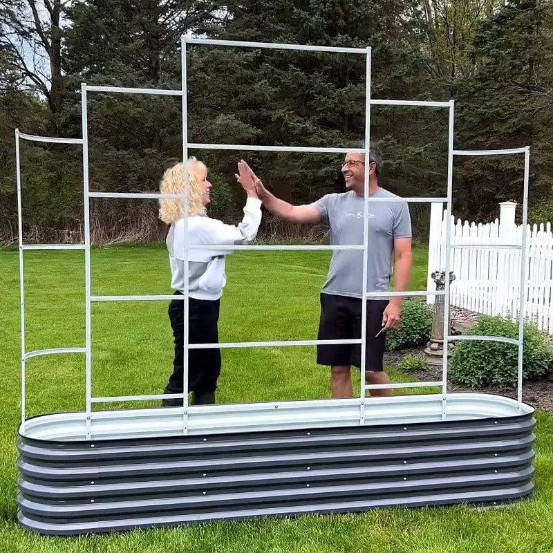 Wall Trellis (Zn-Al-Mg Steel) For 8 ft.L / 6.5 ft.L