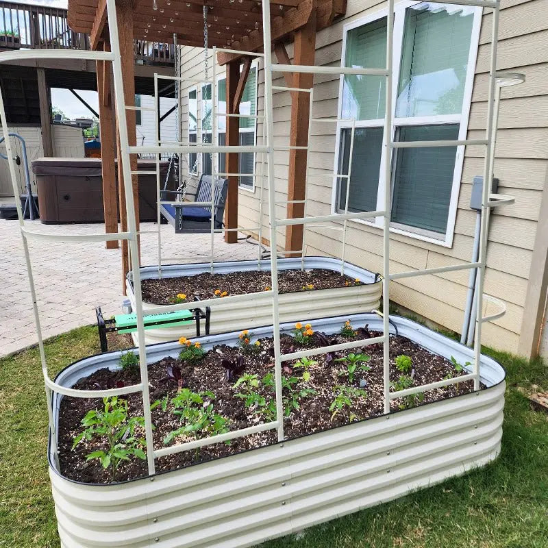 Wall Trellis (Zn-Al-Mg Steel) For 8 ft.L / 6.5 ft.L