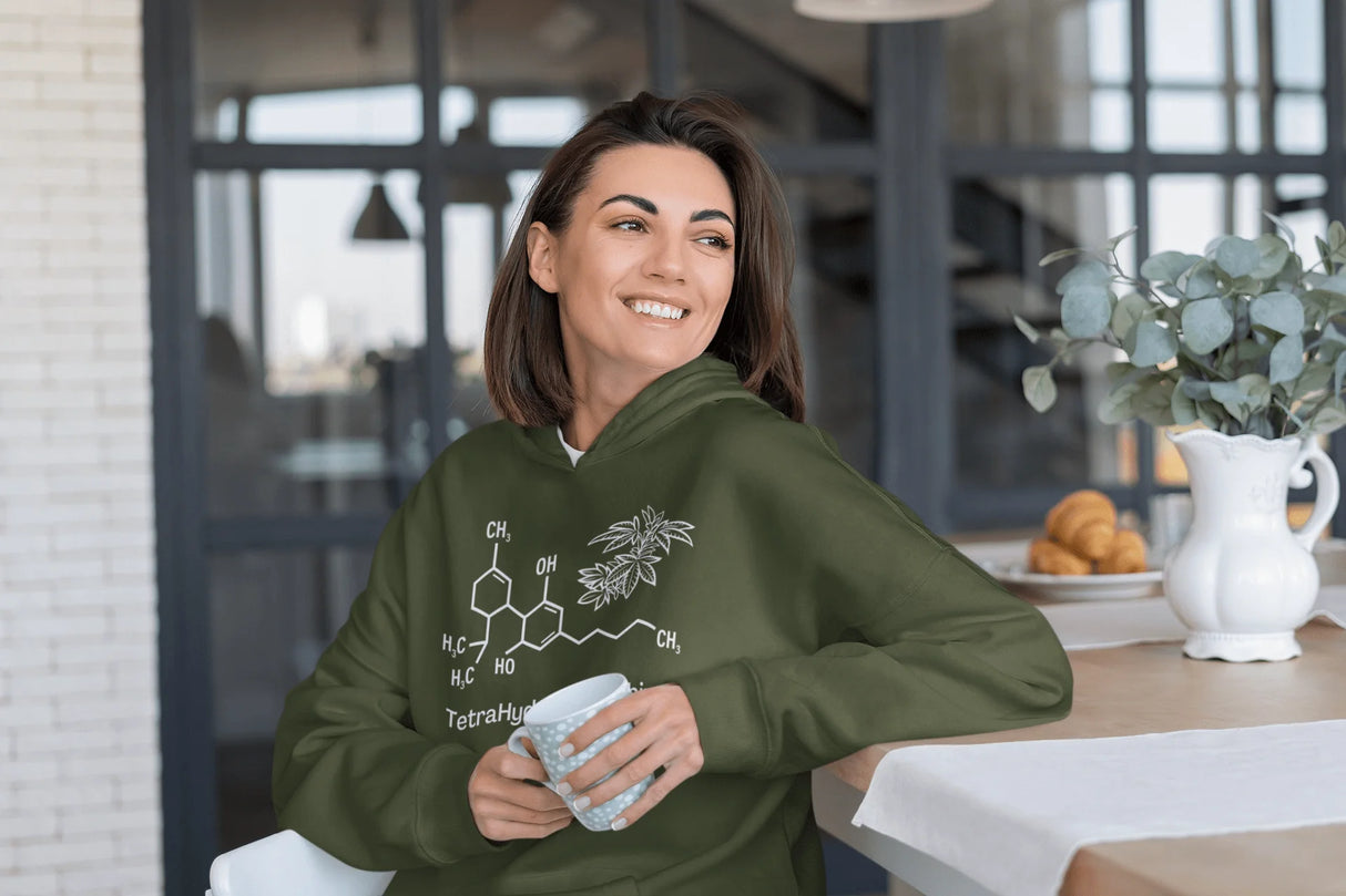 Tetrahydrocannabinol (THC) Cannabis Hoodie