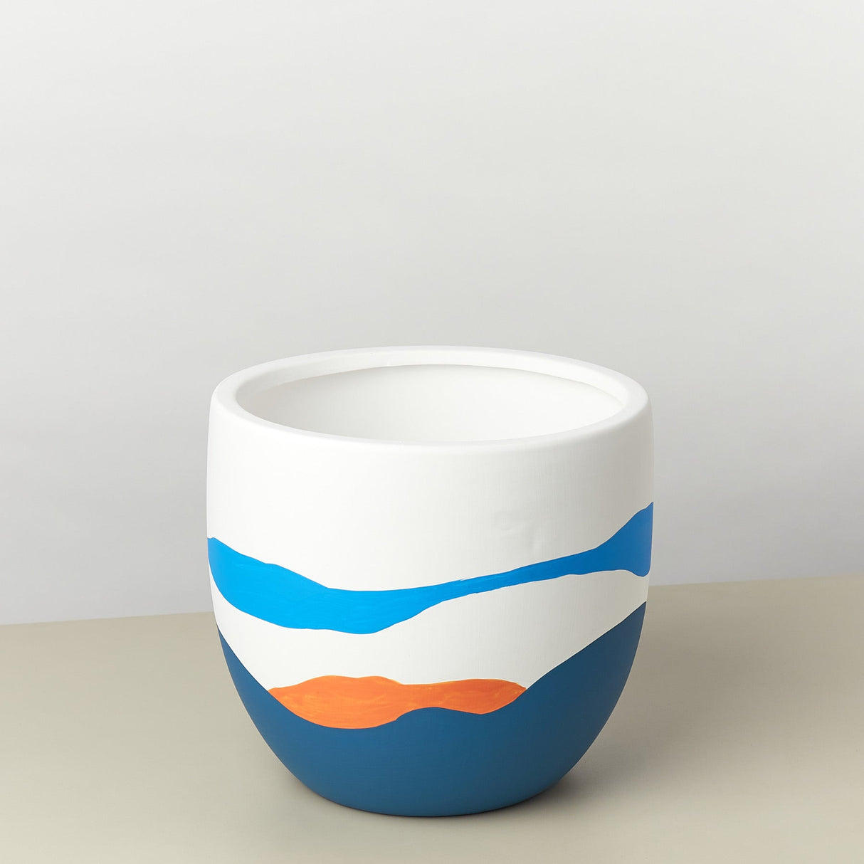 Egg Ceramic Planter - 9 Inch