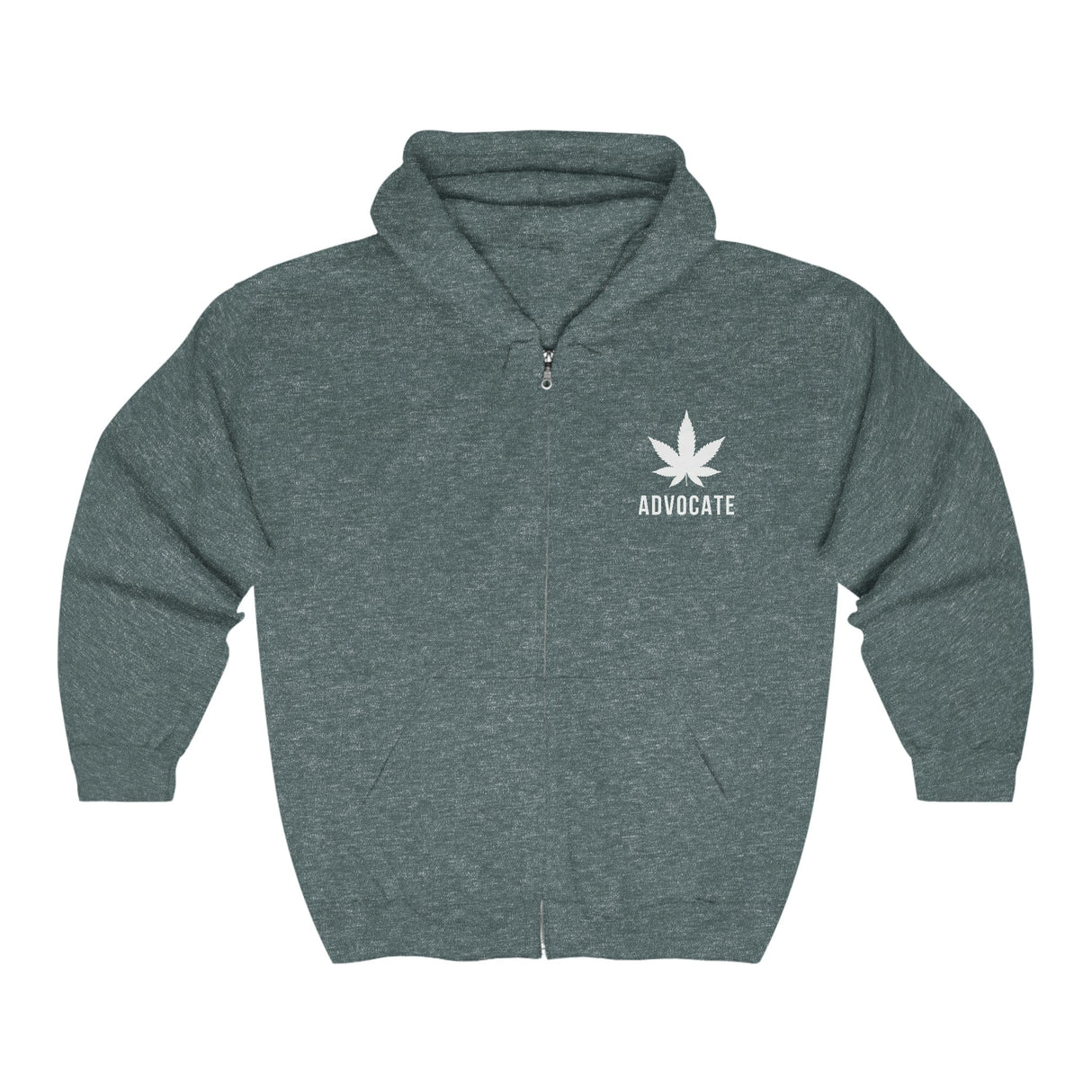 Cannabis Advocate Weed Zip Up Hoodies