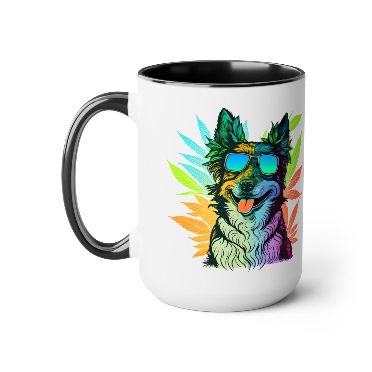 Cannabis Border Collie Mug