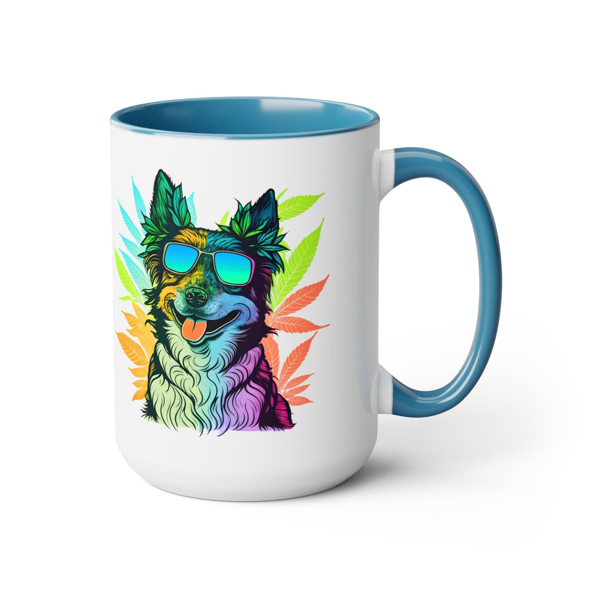 Cannabis Border Collie Mug