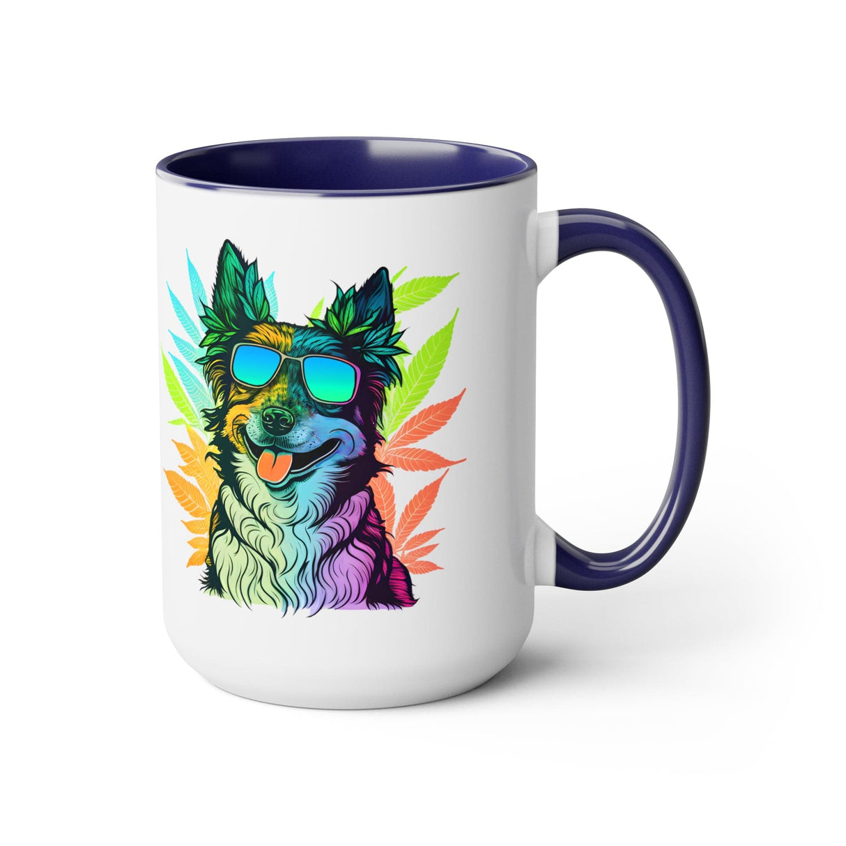 Cannabis Border Collie Mug