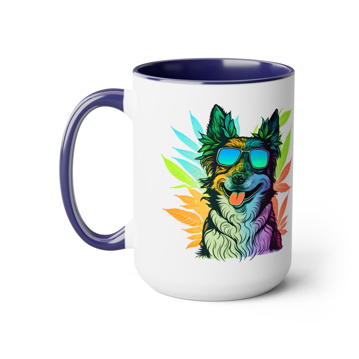Cannabis Border Collie Mug