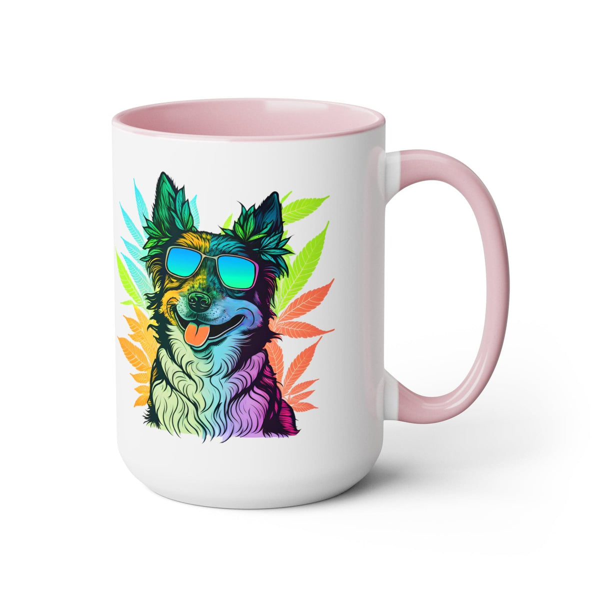 Cannabis Border Collie Mug