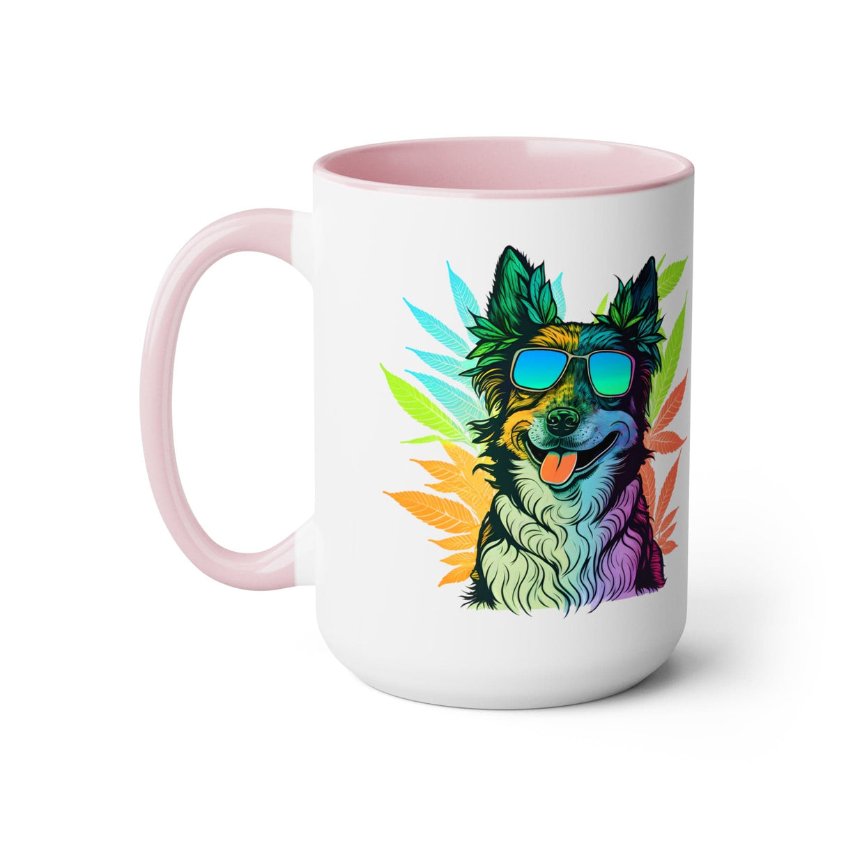 Cannabis Border Collie Mug