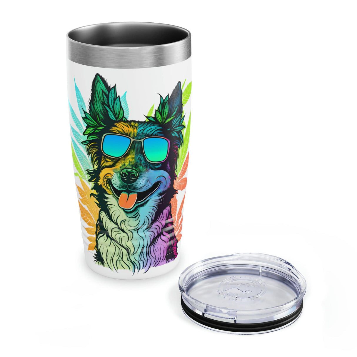 Cannabis Border Collie Tumbler