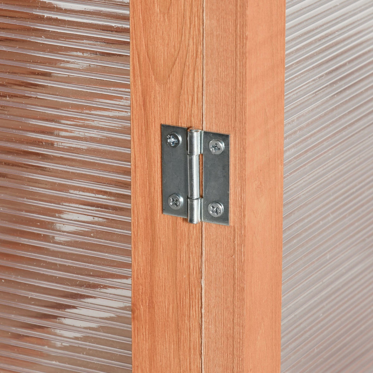 Outsunny Wooden Cold Frame Small Mini Greenhouse Cabinet 30" L X 24" W X 44" H