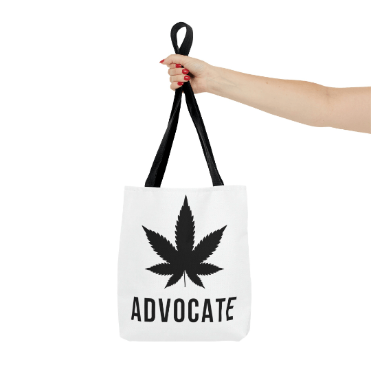 Cannabis Advocate Pot Leaf Mens Tote Bag