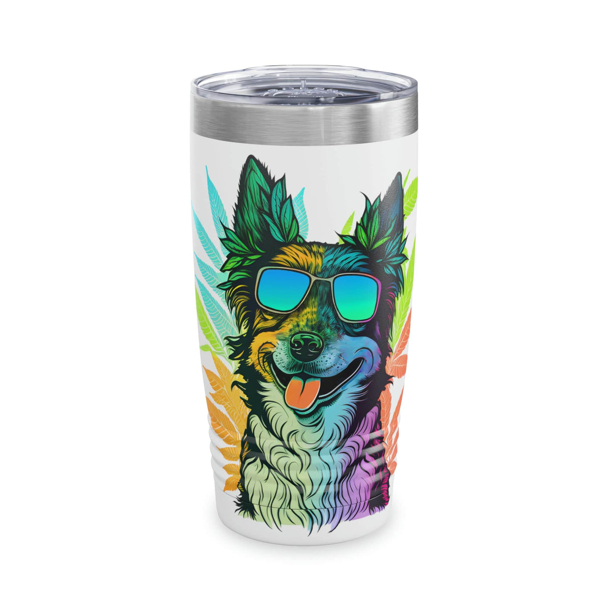 Cannabis Border Collie Tumbler