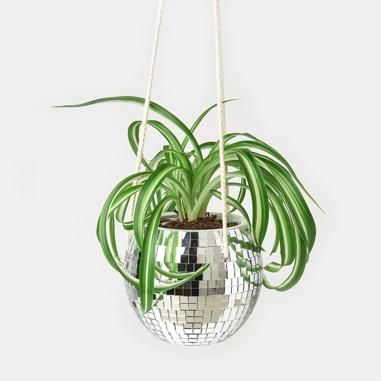 Disco Ball Hanging Planter – Self-Watering Pot