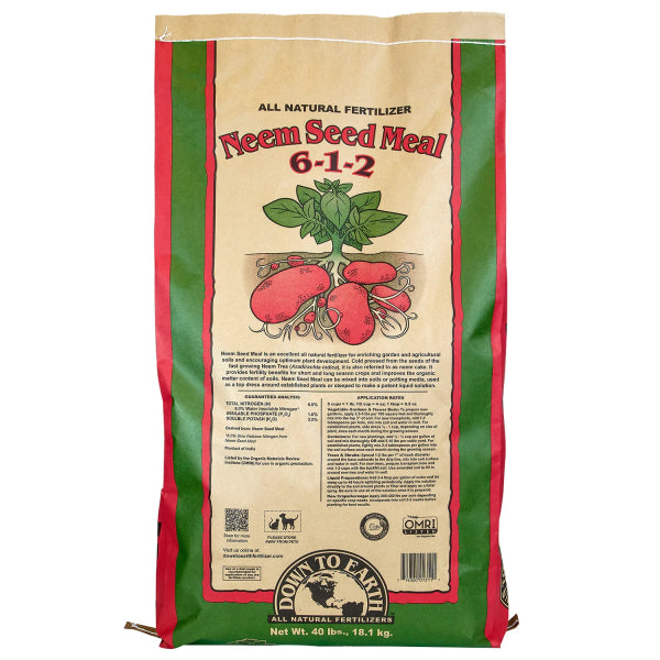 Down to Earth Neem Seed Meal (6-1-2)